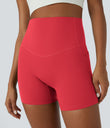 Halara UltraSculpt™ High Waisted Tummy Control Side Pocket Shaping Training Biker Shorts 5'' - Bittersweet