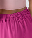 Mid Rise Pocket Barrel Leg Baggy Work Pants - Fuchsia Fedora