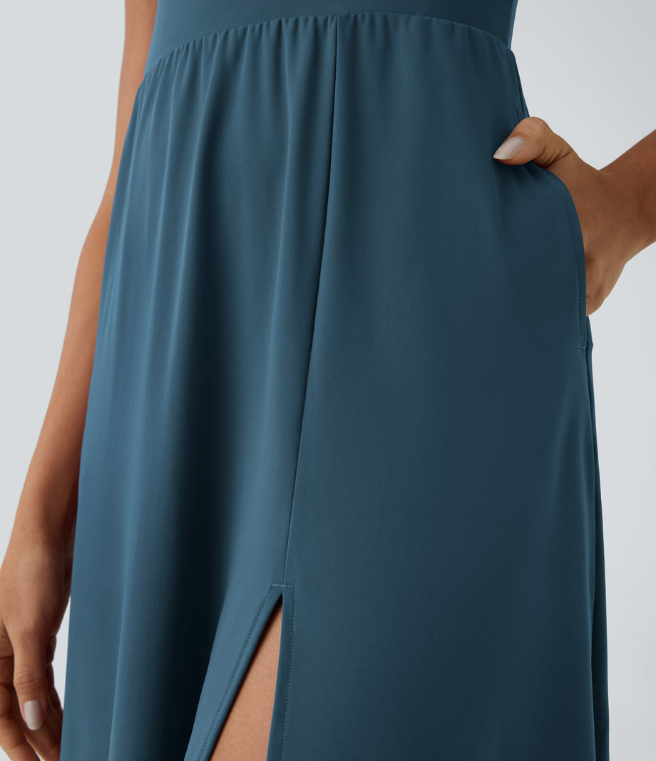 Everyday Midi Chill Dress-La Land - Majolica Blue