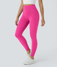 Halara UltraSculpt™ High Waisted Butt Lifting Tummy Control Pocket Shaping Workout Leggings - Pink Power