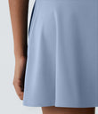 Flare Mini Dance Active Dress-Longer Length - Light Grey Blue
