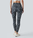 Halara UltraSculpt™ Leopard Print High Waisted Tummy Control Yoga Leggings with Pockets - Moonshadow Leopard