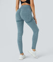OneForm Seamless Flow High Waisted Booty Scrunch Leggings - Hydro