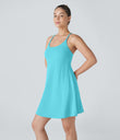 SoftlyZero™ Plush Backless Active Dress-Longer Length-Easy Peezy Edition - Baroque Blue