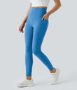 Halara UltraSculpt™ High Waisted Tummy Control Pocket Shaping Training Leggings - Vallarta Blue