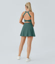 Backless Twisted Active Dress - Blue Spruce