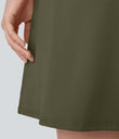 SoftlyZero™ Plush Backless Active Dress-Longer Length-Easy Peezy Edition - Grass Grey Green