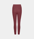 SoftlyZero™ Plush High Waisted Drawstring Pocket Plain Full Length Joggers - Red Violet