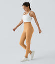 Halara UltraSculpt™ High Waisted Tummy Control Pocket Shaping Training Leggings - Buckskin