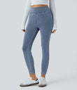 Halara Flex™ High Waisted Pocket Denim Casual Leggings - Ice Crevice Denim