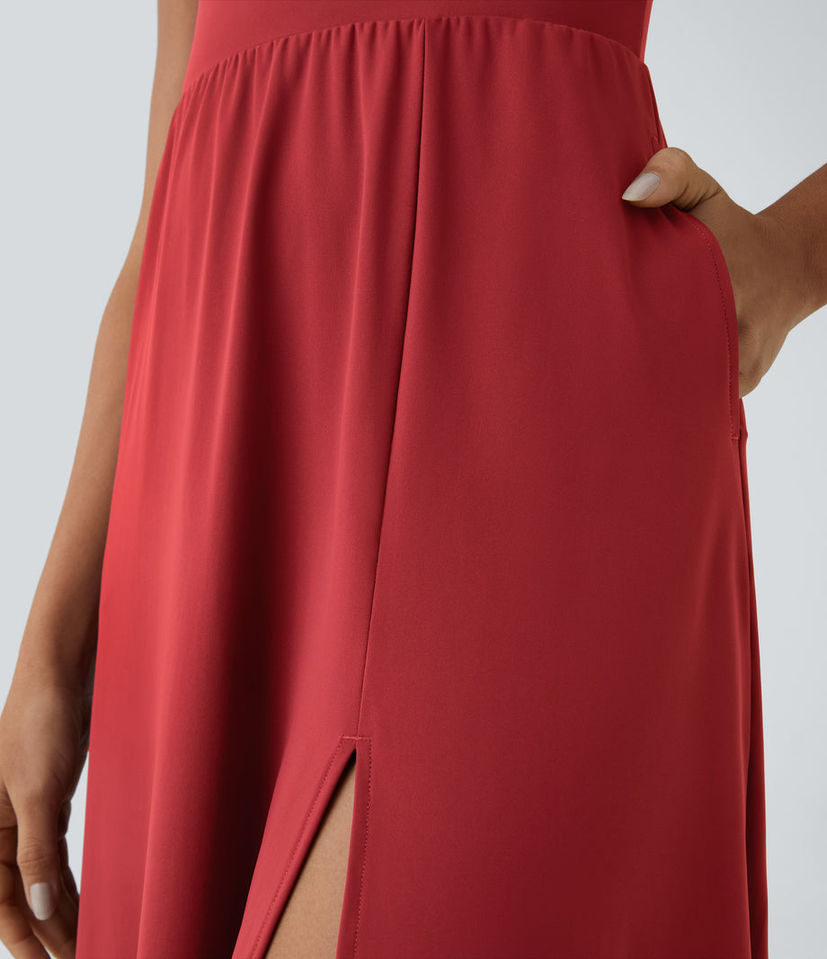 Everyday Midi Chill Dress-La Land - Salsa