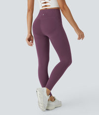 Halara UltraSculpt™ High Waisted Butt Lifting Tummy Control Pocket Shaping Workout Leggings - Night's Purple