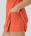 SoftlyZero™ Plush Backless Active Dress - Tigerlily