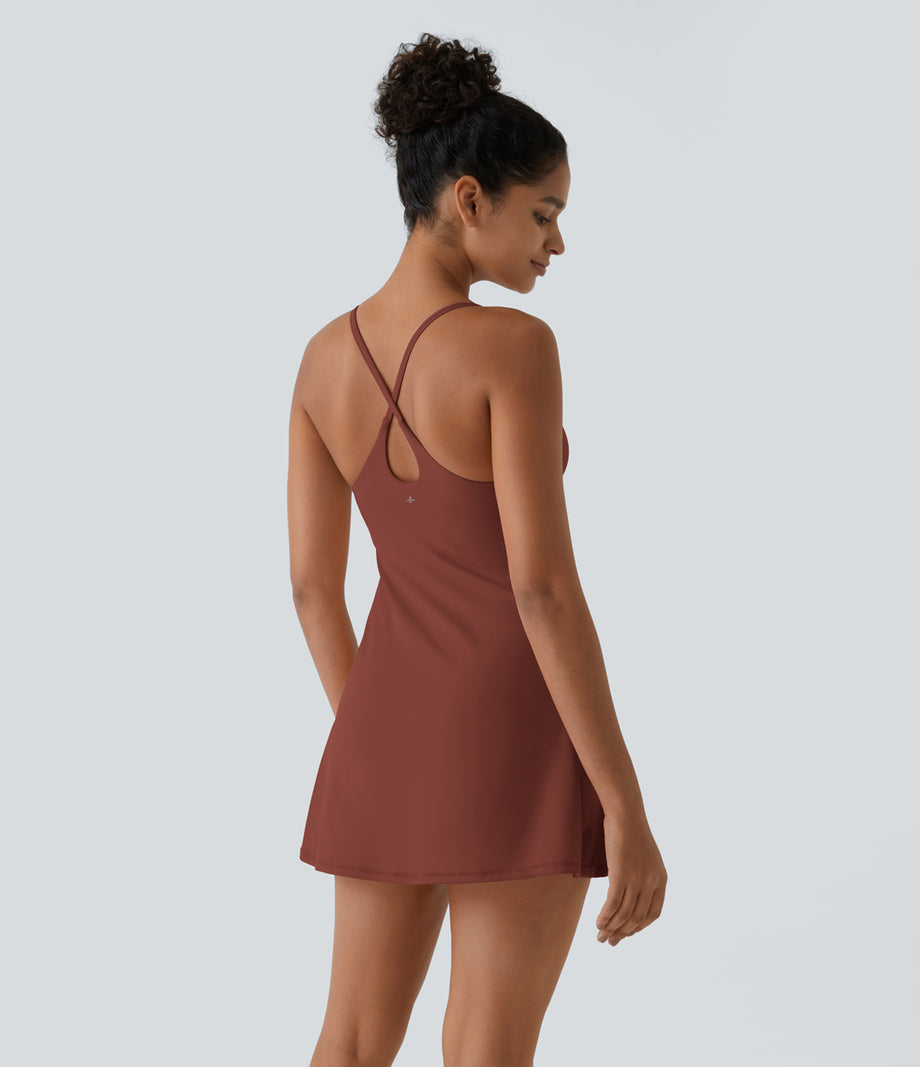 SoftlyZero™ Plush Backless Active Dress-Easy Peezy Edition - Sequoia