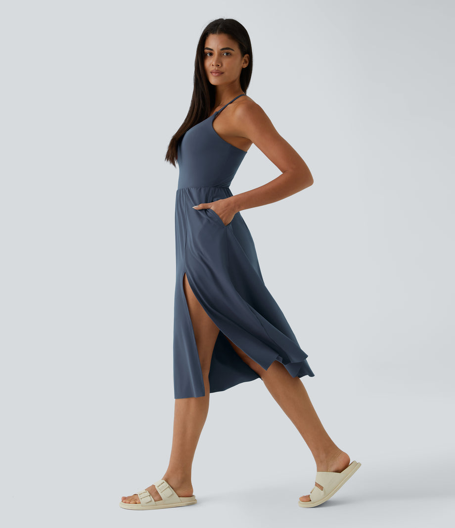 Everyday Midi Chill Dress-La Land - Mood Indigo