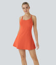 SoftlyZero™ Plush Backless Active Dress - Tigerlily