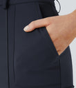DayStretch High Waisted Zipper Pockets Solid Skinny Cargo Pants - Midnight Blue