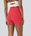 Halara UltraSculpt™ High Waisted Tummy Control Side Pocket Shaping Training Biker Shorts 5'' - Bittersweet