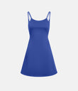 SoftlyZero™ Plush Double Straps 2-Piece Pocket Slip Dance Active Dress A-D Cups - Lotus Blue