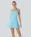 SoftlyZero™ Plush Backless Active Dress - Spun Sugar