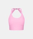 SoftlyZero™ Plush Cut Out Cropped Yoga Tank Top - Nosegay