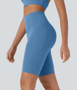 Halara UltraSculpt™ High Waisted Tummy Control Pocket Shaping Training Biker Shorts 9'' - Pacific Coast