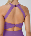 Backless Twisted Active Dress - Dewberry