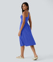 Everyday Midi Chill Dress-La Land - Aster Blue