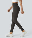 Halara UltraSculpt™ High Waisted Tummy Control Pocket Shaping Training Leggings - Hazelnut Black