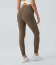 Halara UltraSculpt™ High Waisted Tummy Control Pocket Shaping Training Leggings - Thick Earthy Brown