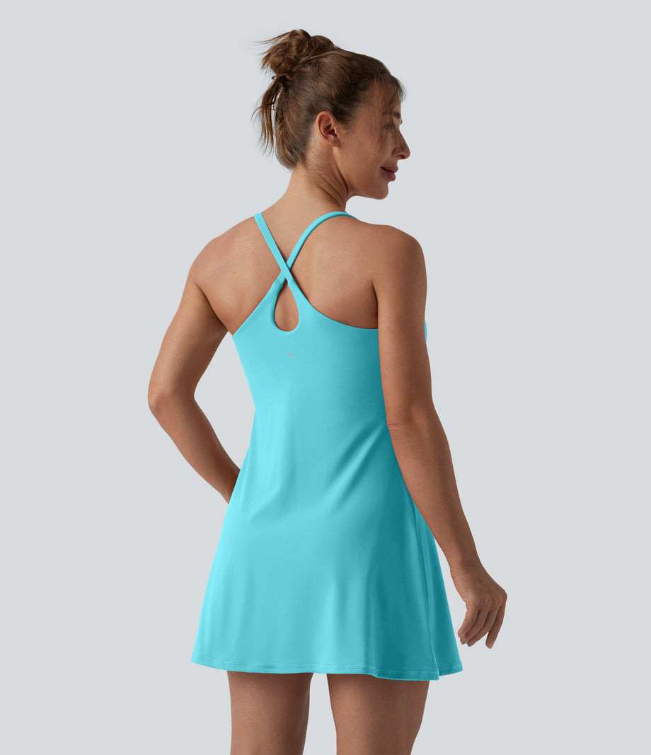 Softlyzero™ Plush Backless Active Dress-Easy Peezy Edition DD-F - Baroque Blue