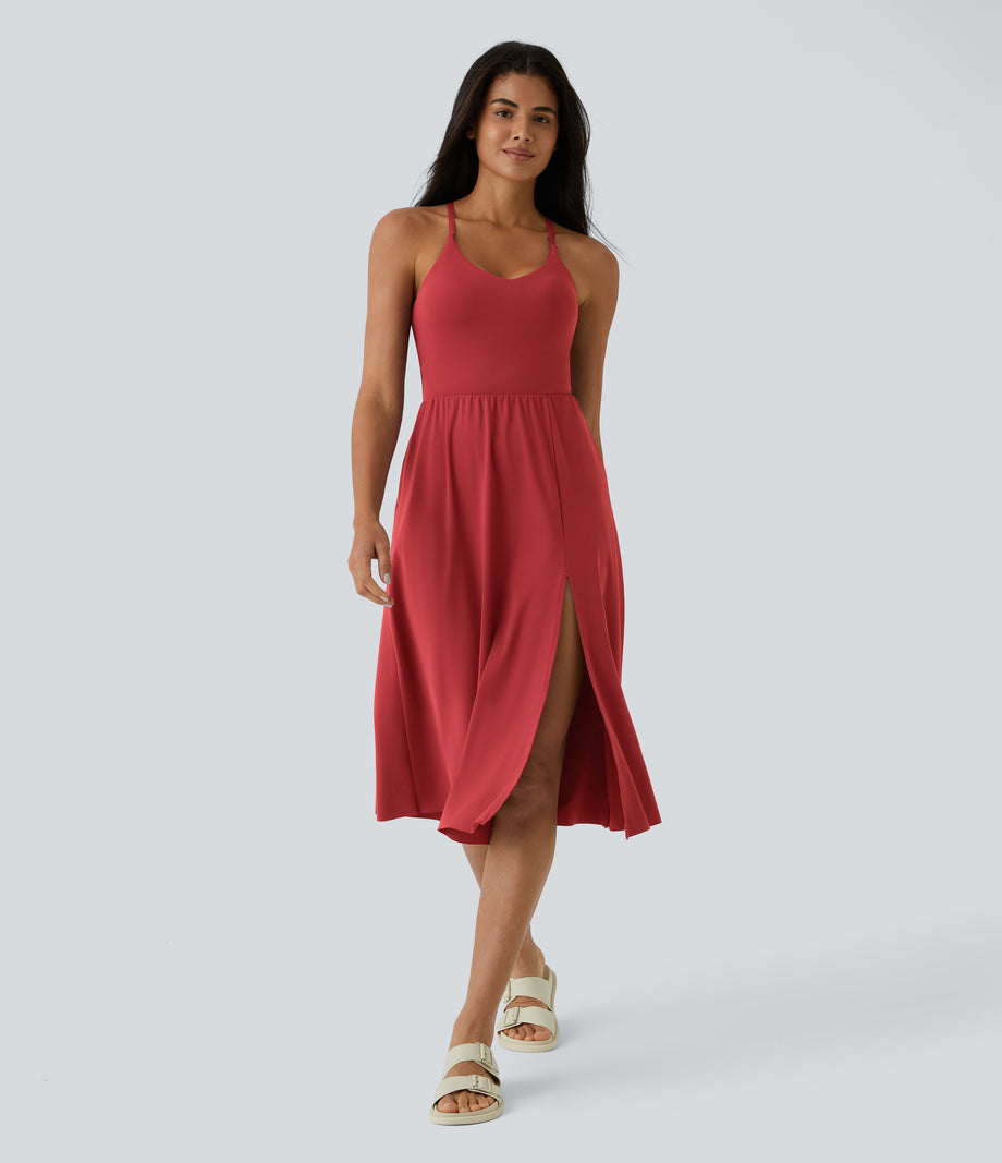 Everyday Midi Chill Dress-La Land - Salsa
