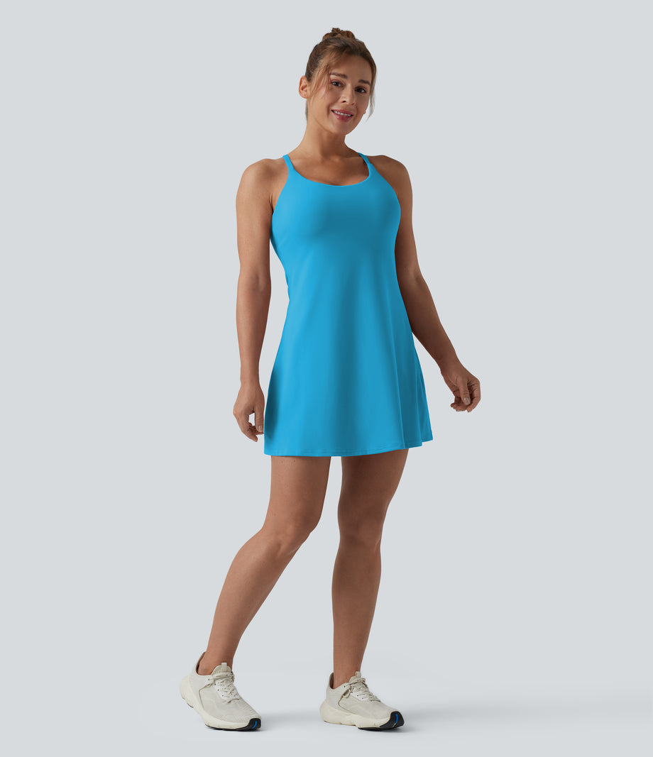 Softlyzero™ Plush Backless Active Dress-Easy Peezy Edition DD-F - Swim Cap