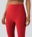 Halara UltraSculpt™ High Waisted Tummy Control Pocket Shaping Yoga Bootcut Leggings - Aura Orange