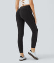 Halara Flex™ Crossover Pocket Washed Denim Work Leggings - Black Denim