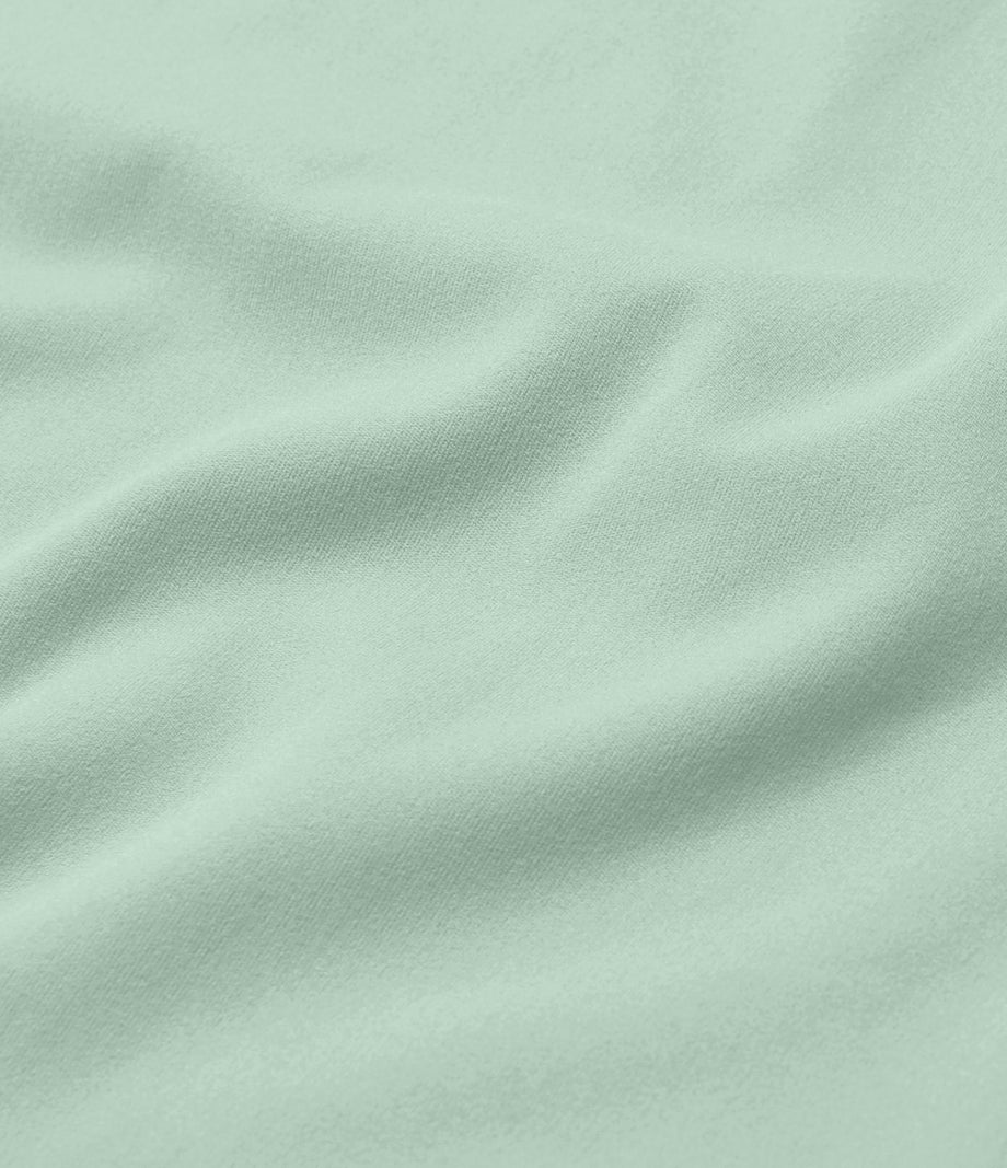 SoftlyZero™ Plush Backless Active Dress - Subtle Green