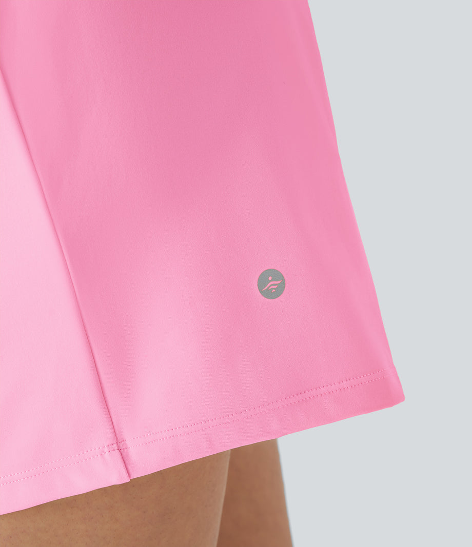 SoftlyZero™ Airy Super High Waisted 2-in-1  Cool Touch Yoga Shorts 5'' with Pockets-Longer Length - Nosegay