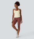 SoftlyZero™ Plush Cut Out Yoga Tank Top A-D Cups - Solitary Star
