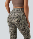Halara UltraSculpt™ Leopard Print High Waisted Tummy Control Yoga Leggings with Pockets - Desert Taupe Leopard