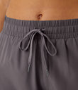 Mid Rise Drawstring Contrast Mesh 2-in-1 Flowy Running Shorts 3'' - Sparrow