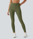 OneForm Seamless Flow High Waisted Booty Scrunch Leggings - Winter Moss