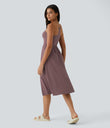 Everyday Midi Chill Dress-La Land - Deep Tea Brown