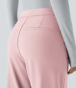 Halara Flex™ DayStretch High Waisted Pocket Work Flare Pants - Primrose Pink