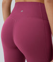 Halara UltraSculpt™ High Waisted Tummy Control Pocket Shaping Training Leggings - Red Plum