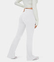 DayStretch High Waisted Pocket Flare Yoga Leggings - White
