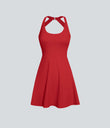 Backless Twisted Active Dress - Salsa