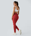OneForm Seamless Flow High Waisted Booty Scrunch Leggings - Salsa