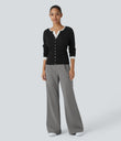 Halara Flex™ DayStretch High Waisted Pocket Work Flare Pants - Silent Storm