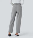Halara Flex™ High Waisted Pocket Solid Work Tapered Pants - Quarry