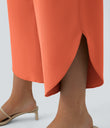 Breezeful™ High Waisted Crossover Quick Dry Resort Pants with Pockets - Flamingo